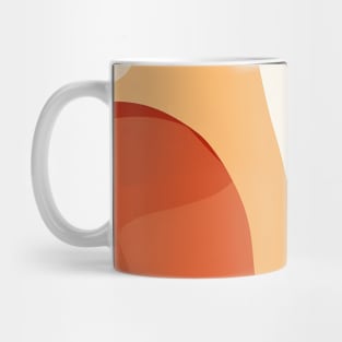 Abstract Warm Boho Shapes Mug